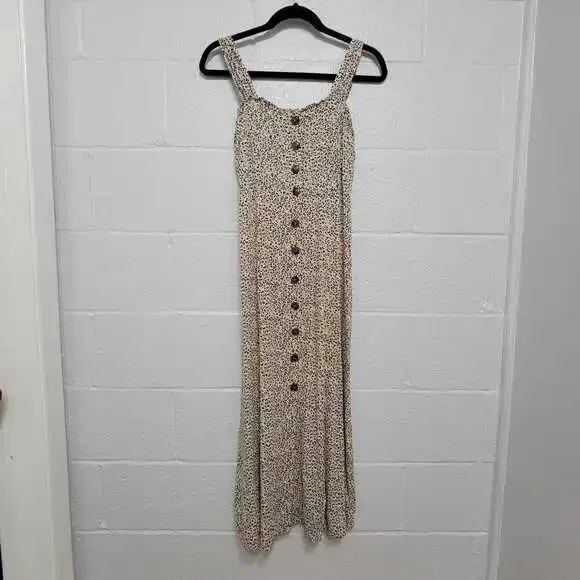 Y2K Strappy Button Animal Print Midi Dress - Picture 6 of 10